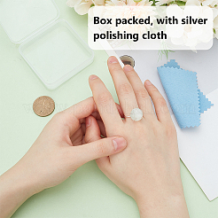 1 шт. 925 компонента кольца из стерлингового серебра FIND-BC0013-83A