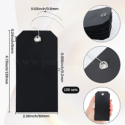 Прямоугольник 100шт пластиковые большие подвески&nbsp;FIND-SP0003-02D