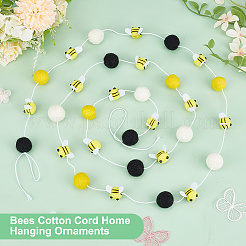 2шт. подвеска из пчелиной шерсти&nbsp;HJEW-OC00046