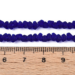 Матовые прозрачные стеклянные бусины&nbsp;LS-GLAA-N016-4mm-03