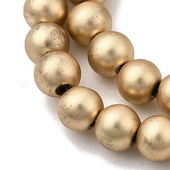 Гальванические нити из синтетических немагнитных гематитовых бусин G-H327-D01-04A