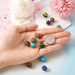 12шт 6 цвета ручной работы матовые бусины лэмпворк&nbsp;LAMP-BT0001-02