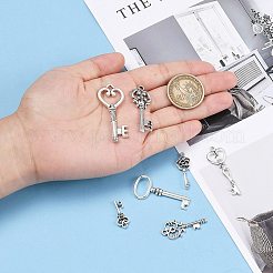 Смешанный тибетском стиле сплава подвески&nbsp;TIBEP-M038-04AS