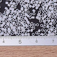 MIYUKIデリカビーズ  シリンダー  日本製シードビーズ  11/0  （db0851)マットクリスタルab  1.3x1.6mm  穴：0.8mm  約2000個/10g&nbsp;X-SEED-J020-DB0851