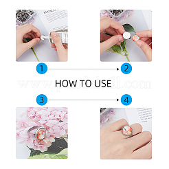 Kits para hacer anillos de dedo diy&nbsp;DIY-UN0001-15P