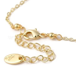 Браслеты из натуральных аметистов и жемчужных звеньев BJEW-C051-34G