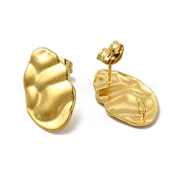 Серьги-гвоздики из нержавеющей стали 304 с ионным покрытием (IP)&nbsp;EJEW-I281-09G