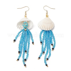 Серьги-подвески из нержавеющей стали 304&nbsp;EJEW-MZ00530-03