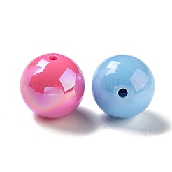 Переливающиеся акриловые бусины с УФ-покрытием&nbsp;X-MACR-D032-05