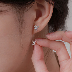 Серьги-гвоздики из серебра феникс 999 FS-WGF5874-01