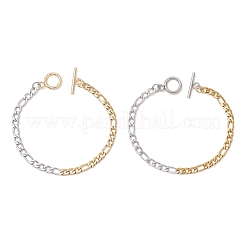 2 шт. браслет-цепочка Фигаро из нержавеющей стали 304&nbsp;BJEW-JB13017
