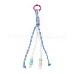 6 шт. подвесные украшения из парашютного шнура из полиэстера и спандекса&nbsp;HJEW-JM03794