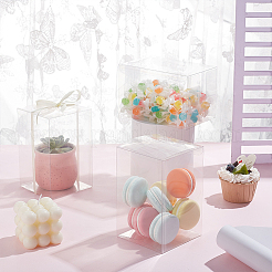 15шт прямоугольная прозрачная пластиковая ПВХ коробка подарочная упаковка CON-BC0007-10