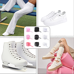 9 пара шнурков из полиэстера/органзы 9 видов&nbsp;AJEW-SP0003-94