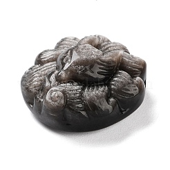 Подвески из натурального серебристого обсидиана&nbsp;G-G098-02C