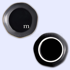 Круглая керамическая тарелка для украшений&nbsp;AJEW-WH20067-015B