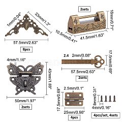 Ensembles d'accessoires pour boîtes en bois&nbsp;AJEW-FH0001-23AB