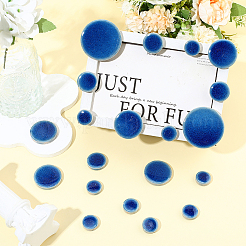 200 г круглые фарфоровые кабошоны&nbsp;PORC-SP0001-16