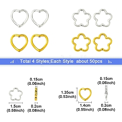 50 шт. рамка из сплава в тибетском стиле&nbsp;TIBEB-FS0001-10AS