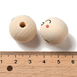 Holzperlen europäischen&nbsp;WOOD-C006-04A