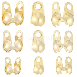 150 embout de perle en laiton de 3 styles&nbsp;KK-BBC0027-85D