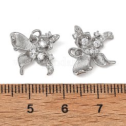Shegrace Messing-Anhänger mit Pavé-Fassung aus klaren Zirkonia&nbsp;XGRQ4D807-657P