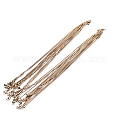 1.5 mm quadratische Schlangenkettenhalsketten aus 304 Edelstahl&nbsp;LS-TW4888-2