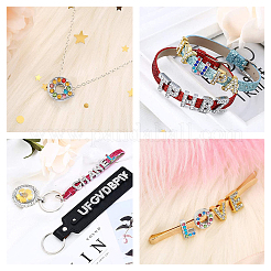 Slide charms rhinestone in lega &nbsp;ALRI-SC0001-08P
