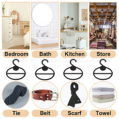 Пластиковая подвесная подставка для шелкового шарфа&nbsp;ODIS-WH0099-29A