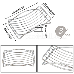 Seifenschalen aus Eisenkunst&nbsp;IFIN-WH0052-76P
