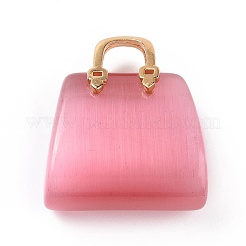 Подвески кошачий глаз G-P490-01G-03