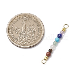 Натуральные и синтетические круглые драгоценные камни ограненные круглые бусины чакра соединительные подвески PALLOY-JF03456