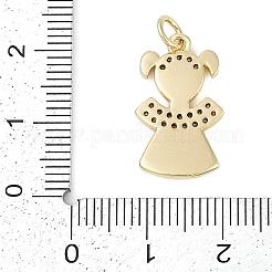 Стойки обшивки латунь микро проложить Циркон подвеску KK-H509-35G-02