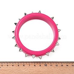 Braccialetti punk in resina&nbsp;BJEW-P357-01P-01