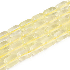 Естественный лимонный кварц нитей бисера G-G980-52A