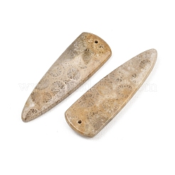 Natürliche fossile Korallenanhänger&nbsp;G-B187-01C-07