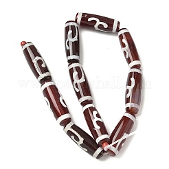 Нити бусин дзи в форме риса в тибетском стиле G-A269-A12-01