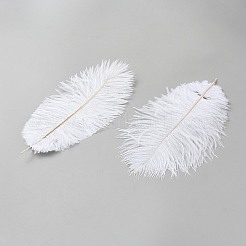 Centrotavola di piume di struzzo per decorazioni domestiche per feste di matrimonio&nbsp;DIY-WH0899-791B