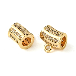 Латунные дужки из латуни с микропаве из кубического циркония KK-M277-09D-G