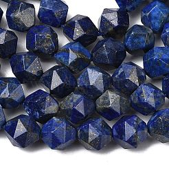 Нитки бусины из натурального ляписа-лазури G-Z119-A39-03