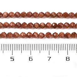 Синтетический зеленый авантюрин бисер нитей X-G-L581A-004B-01