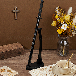 Exhibidores de espadas hechos de tablero MDF&nbsp;ODIS-WH0108-082