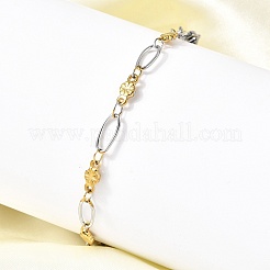 Браслеты из нержавеющей стали 304 BJEW-A044-03A-GP