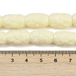 Нити резных бусин из синтетического коралла CORA-R050-01