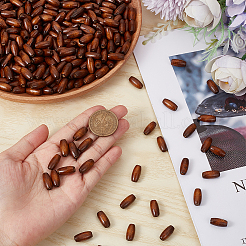 500 шт. Бусины из натурального дерева WOOD-GF0001-95