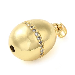 Покрытие стойки латунь микропаве прозрачные подвески из кубического циркония&nbsp;KK-C047-09G