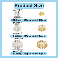 6 стиль 4144 шт стеклянные бусины&nbsp;SEED-HY0001-19