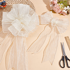 Органза морщинистая проволочная лента&nbsp;OCOR-WH0078-278A