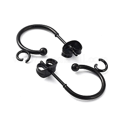 Фурнитура для сережек-гвоздиков из нержавеющей стали 304 STAS-Z028-B02-B-02