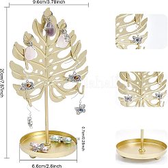 Подставки для железных серег с круглым подносом&nbsp;EDIS-WH0016-018B